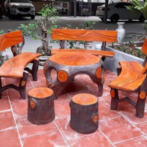Ghế Đá Giả Gỗ - C6