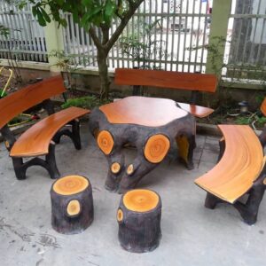 Ghế Đá Giả Gỗ - C9